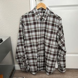 Alan Paine Cotton Button Down Shirt - Men’s Size Medium